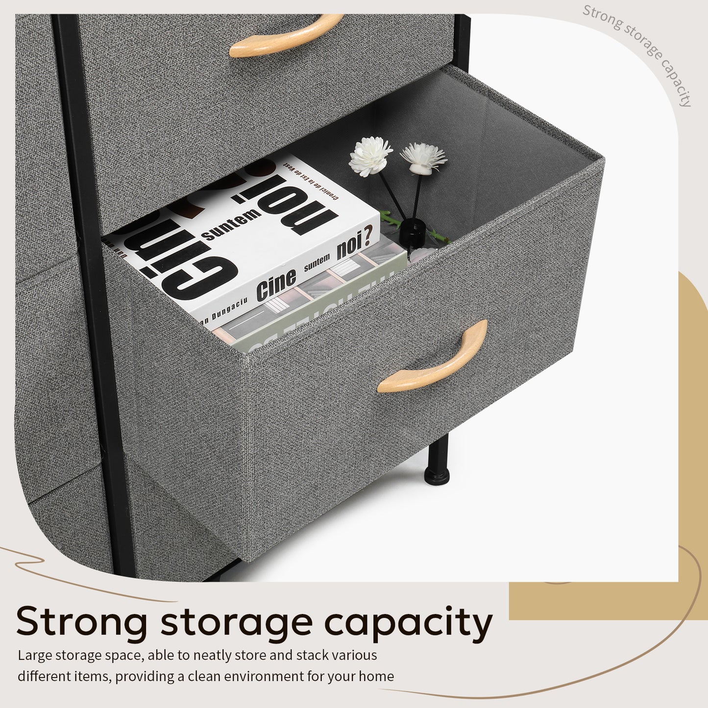 Non-woven storage cabinet