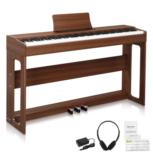 Glarry GDP-104 88 Keys Full Weighted Keyboards Digital Piano