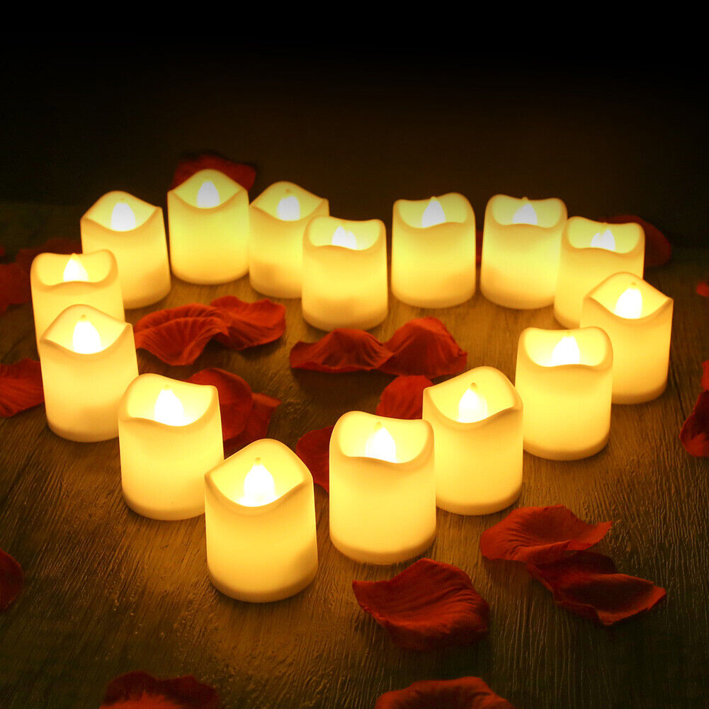 Led Tea Lights Candles (FLAMELESS)