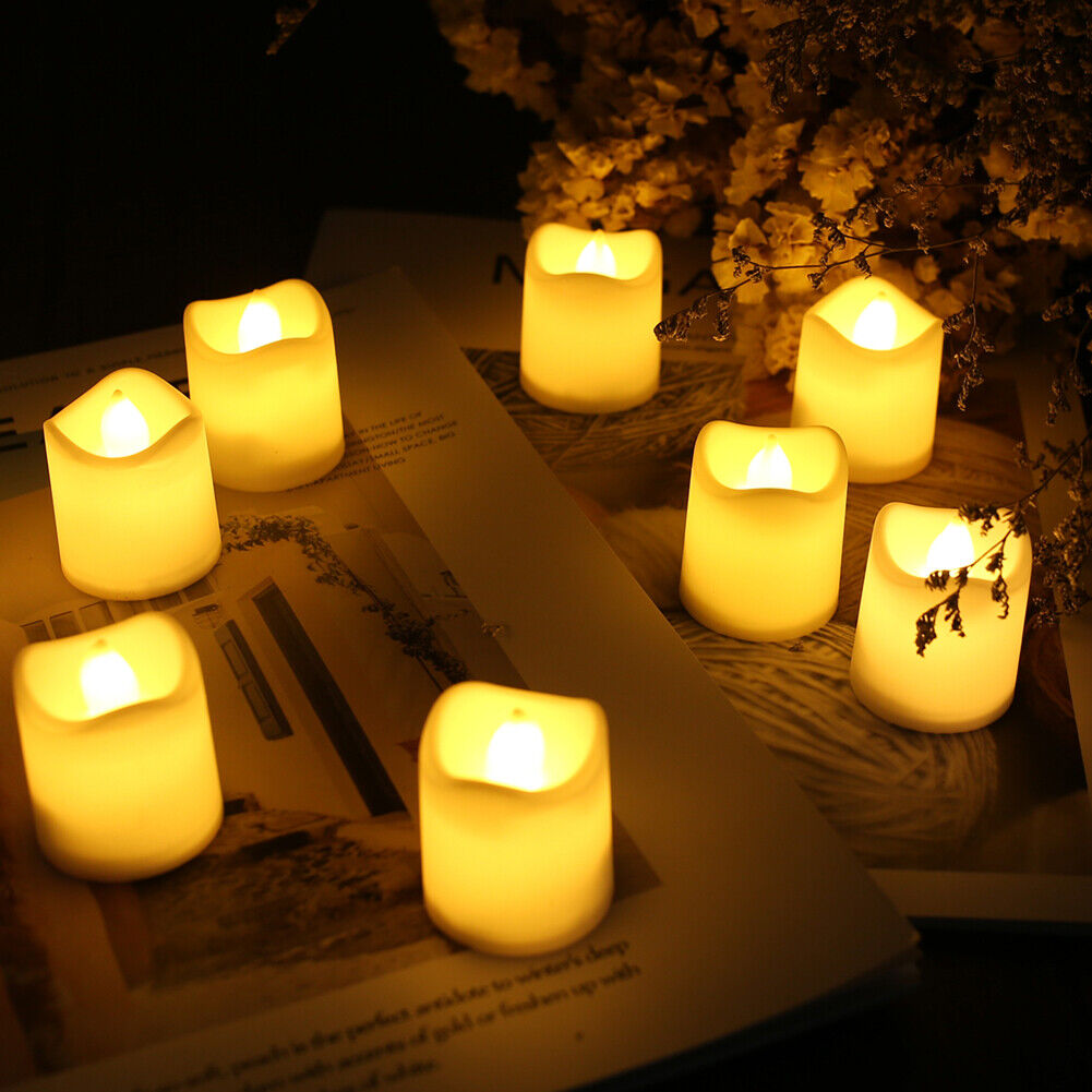 Led Tea Lights Candles (FLAMELESS)