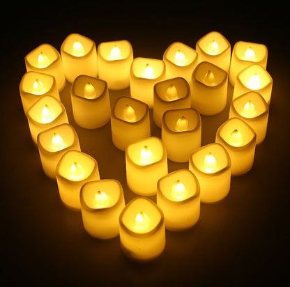 Led Tea Lights Candles (FLAMELESS)