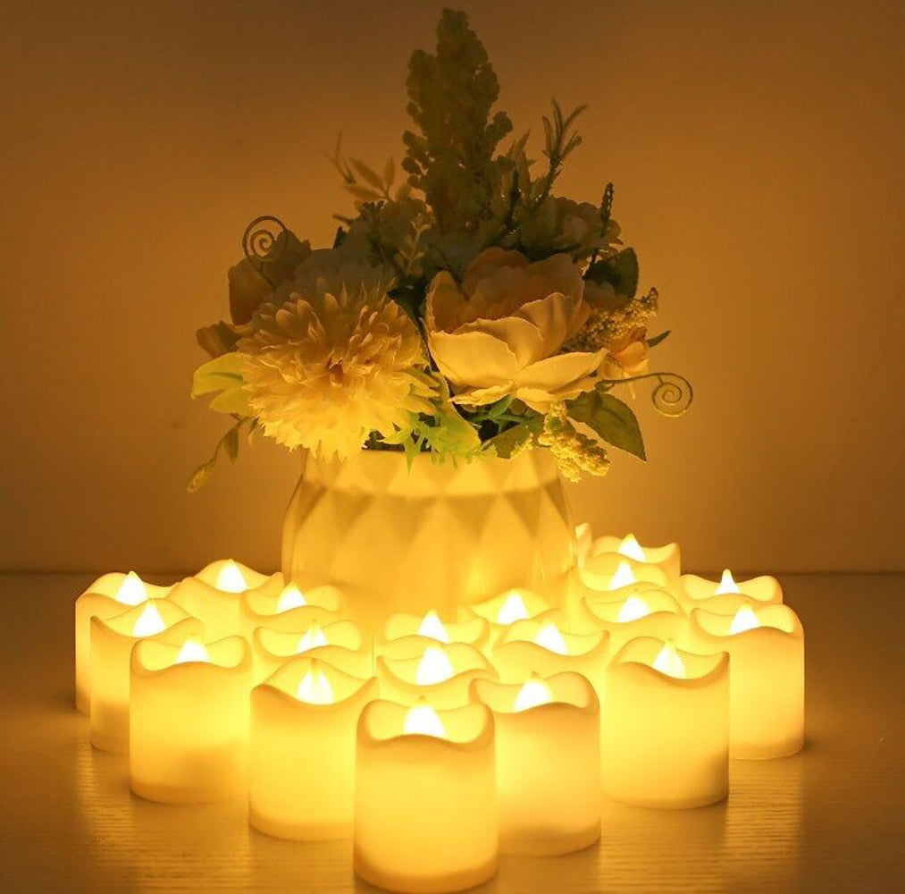 Led Tea Lights Candles (FLAMELESS)