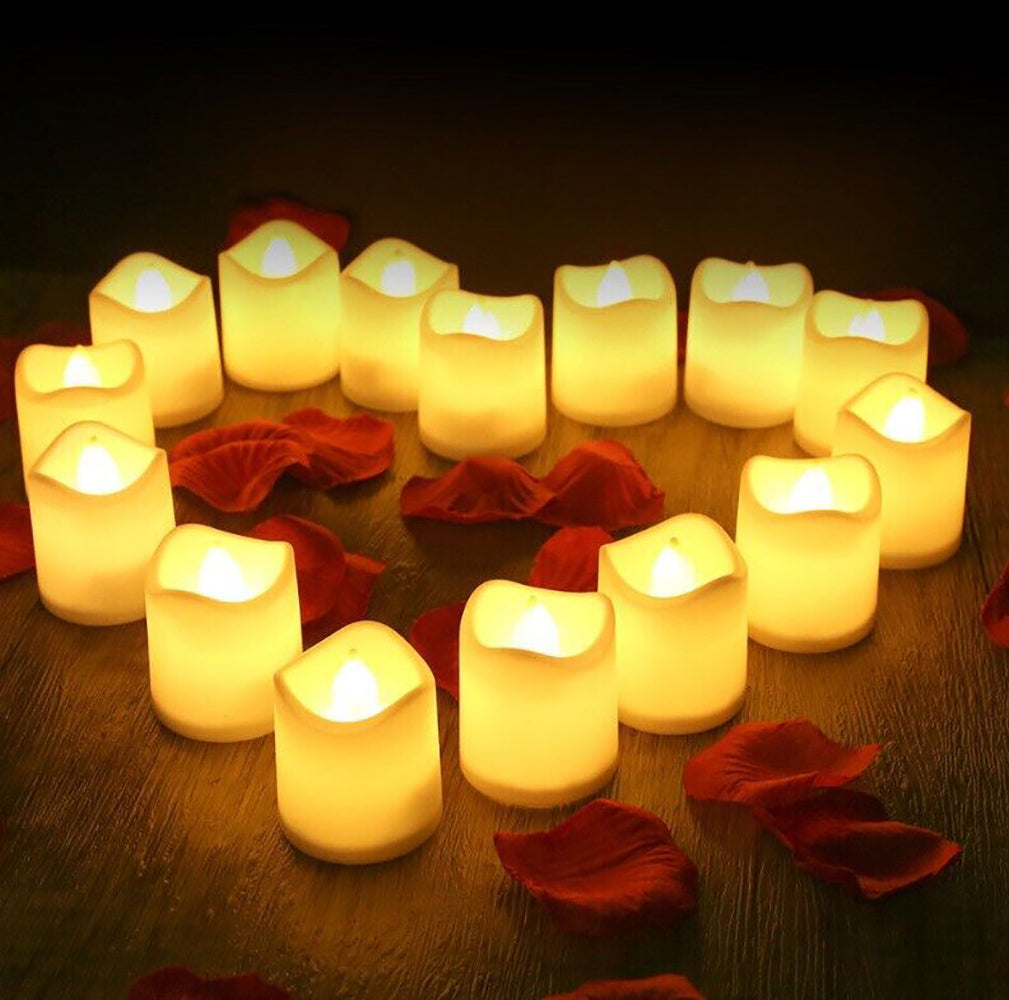 Led Tea Lights Candles (FLAMELESS)