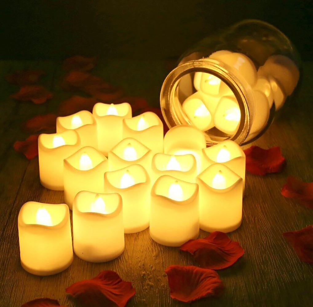 Led Tea Lights Candles (FLAMELESS)