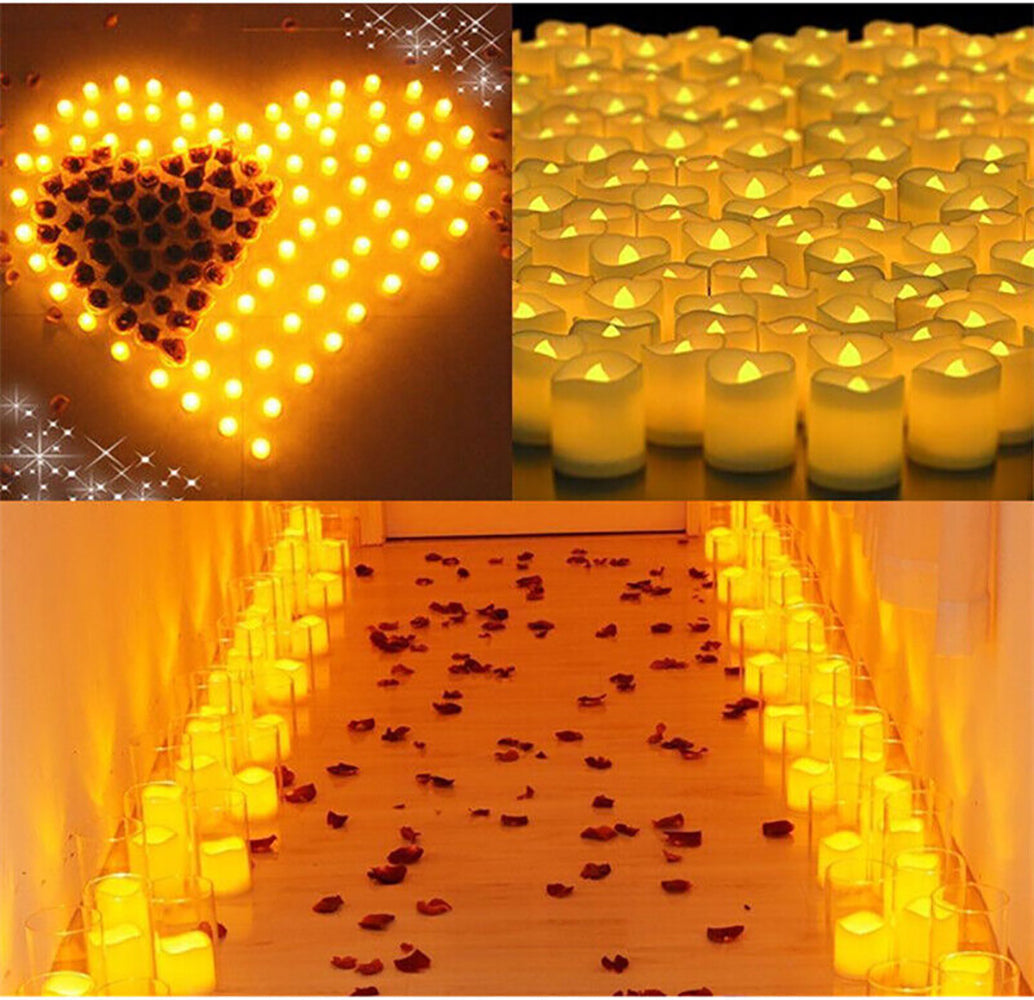 Led Tea Lights Candles (FLAMELESS)