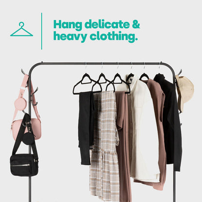 Heavy Duty Clothes Rail Rack Garment Hanging Display Stand Shoe Storage Shelves