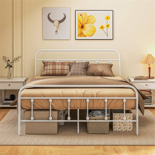 Metal Bed Frame 140 cm