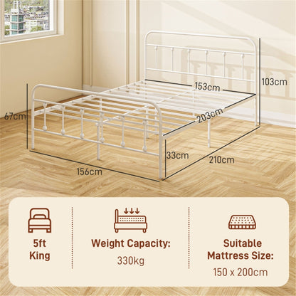 King Size Metal Bed Frame